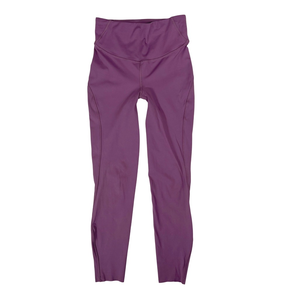 Lululemon Base Pace Tights Leggings 4 W5DKHS vtg Plum Athleisure Yoga Clean Girl